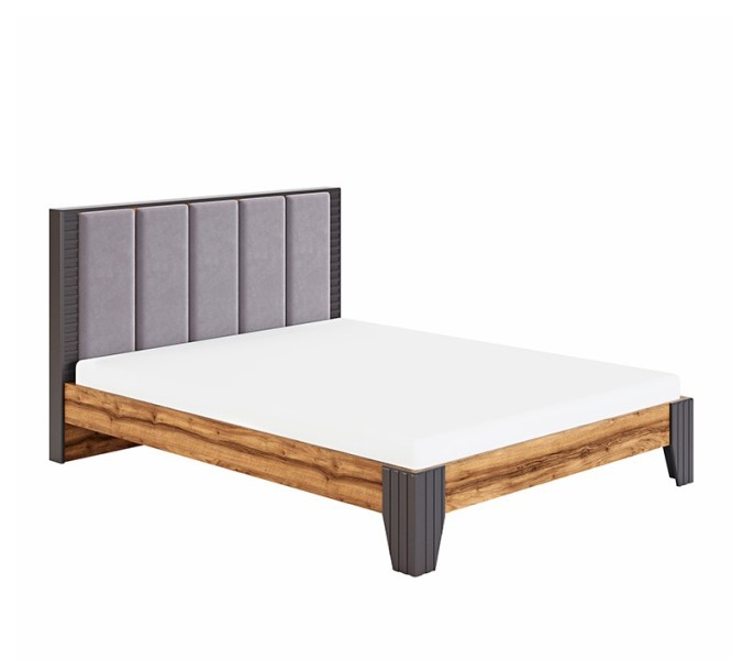 Кровать с мягкой спинкой Моника