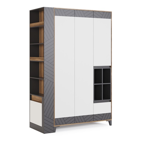 Шкаф универсальный со стеллажом (мод.9+10) Гринвич