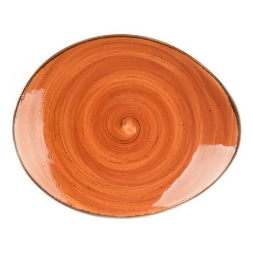 Тарелка Fusion Brown Shore 24,5*20 см, P.L. Proff Cuisine	