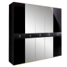 Шкаф пятидверный с зеркалами Римини Соло