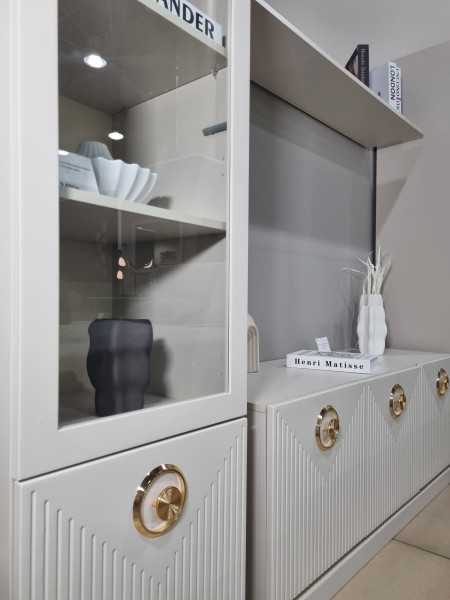 Шкаф-витрина правая 450 КАПРИ