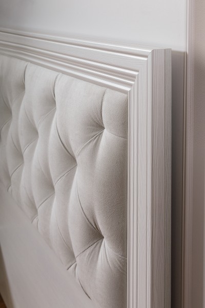 Кровать с мягким элементом и ортопедическим основанием 1400 Амели