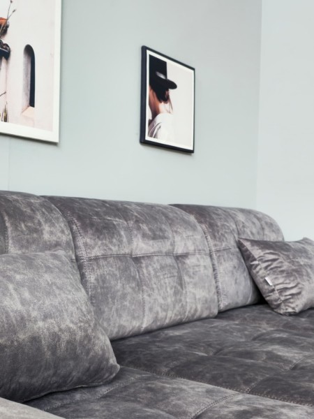 Диван-кровать трехместный с боковинами и оттоманкой Бостон 037