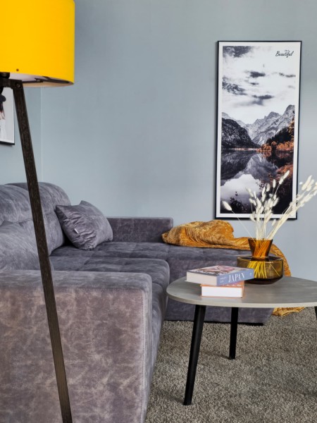 Диван-кровать трехместный с боковинами и оттоманкой Бостон 037