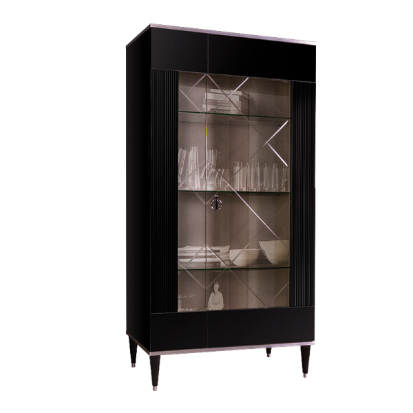 Шкаф-витрина 2-створчатая правая Римини Соло