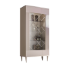 Шкаф-витрина 2-створчатая левая Римини Соло