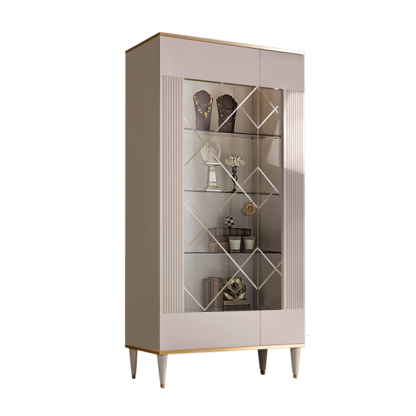 Шкаф-витрина 2-створчатая левая Римини Соло