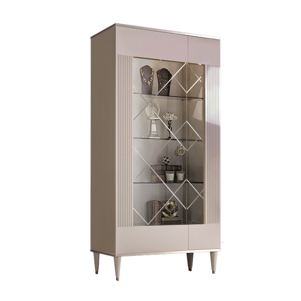 Шкаф-витрина 2-створчатая левая Римини Соло