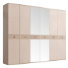 Шкаф шестидверный с зеркалами Римини Соло