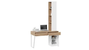 Стол письменный (366/580) со шкафом комбинированным (настольным) Порто